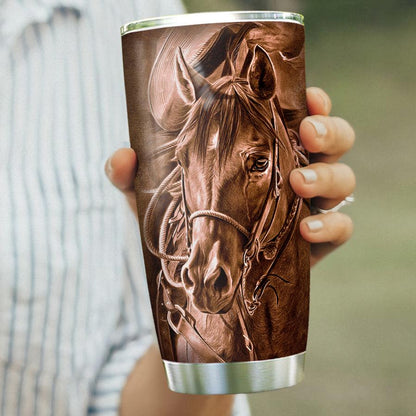 Personalized 20oz Horse Tumbler Gift For Horse Lovers