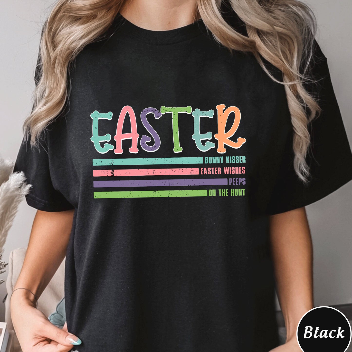 Easter Bunny Kisser Easter Wishes Peeps On The Hunt Shirt, Trending Unisex Tee Shirt, Unique Shirt Gift,Happy Easter Day Shirt, Easter Shirt