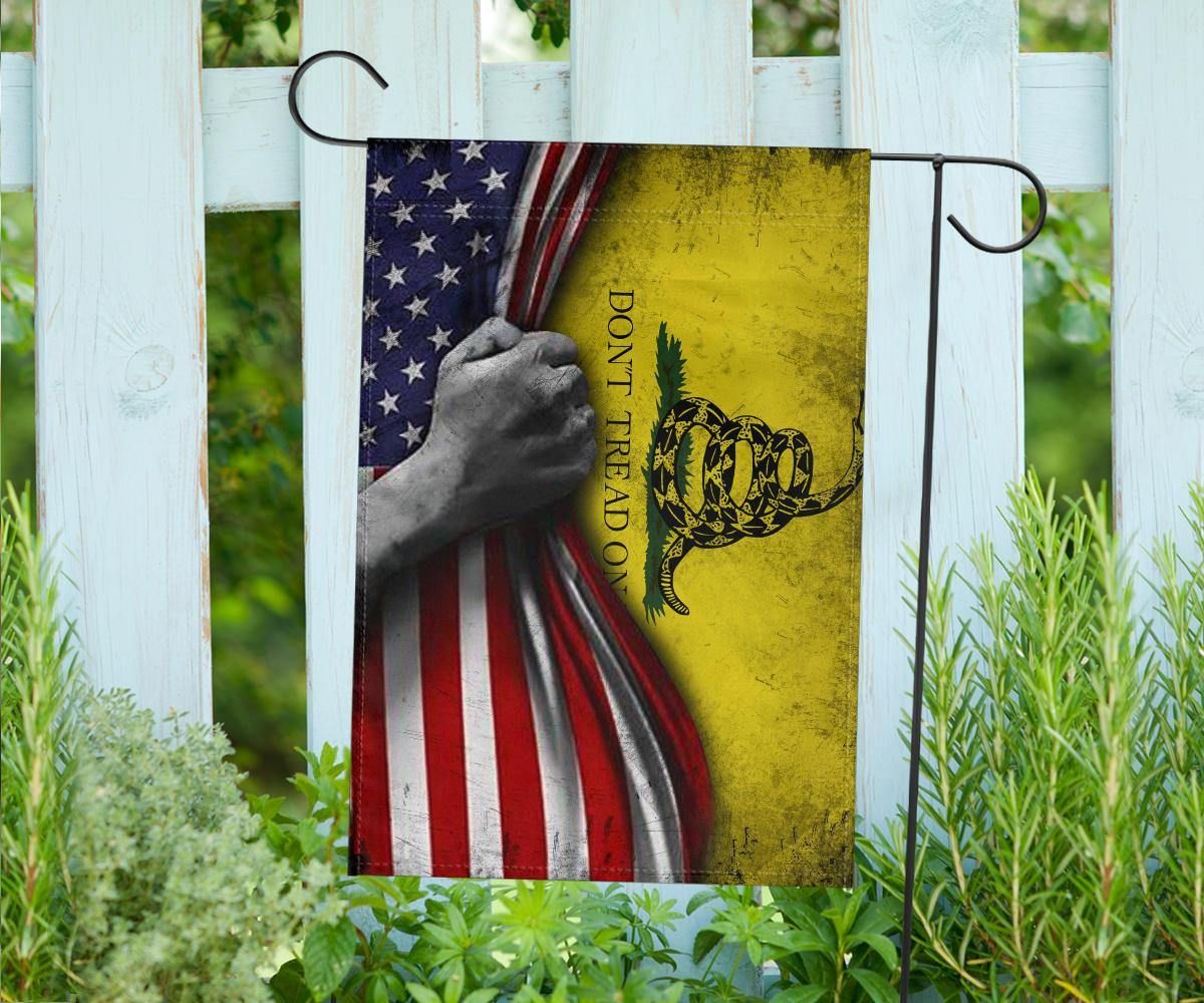 American Don't Tread On Me Flag Fourth Of July Patriotic Flag