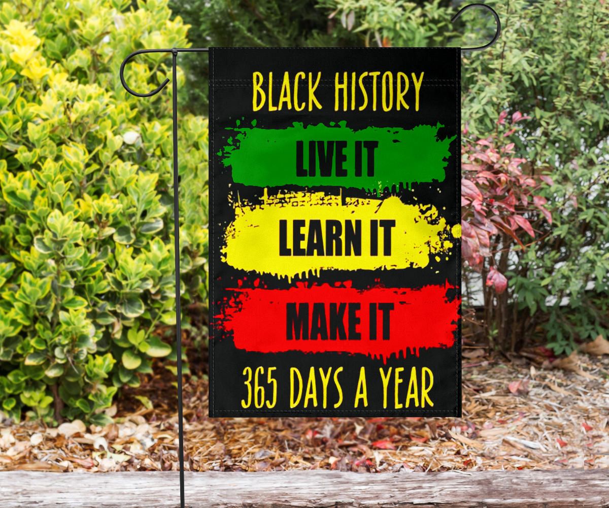 Black History Flag Black History Month Flag Red Black Green African American Month Decor