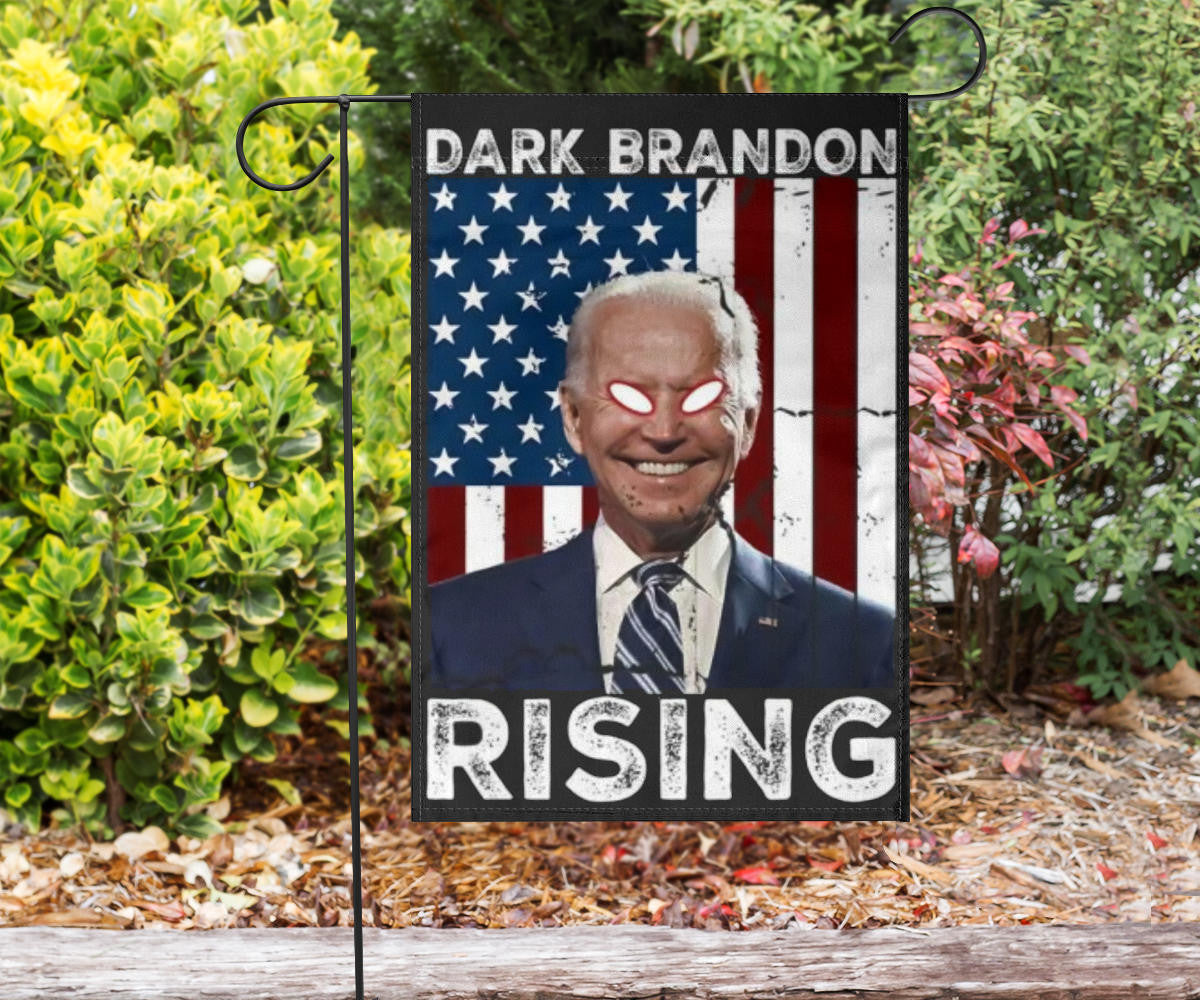 Biden Dark Brandon Rising Flag Funny Joe Biden 2024 Campaign Merchandise