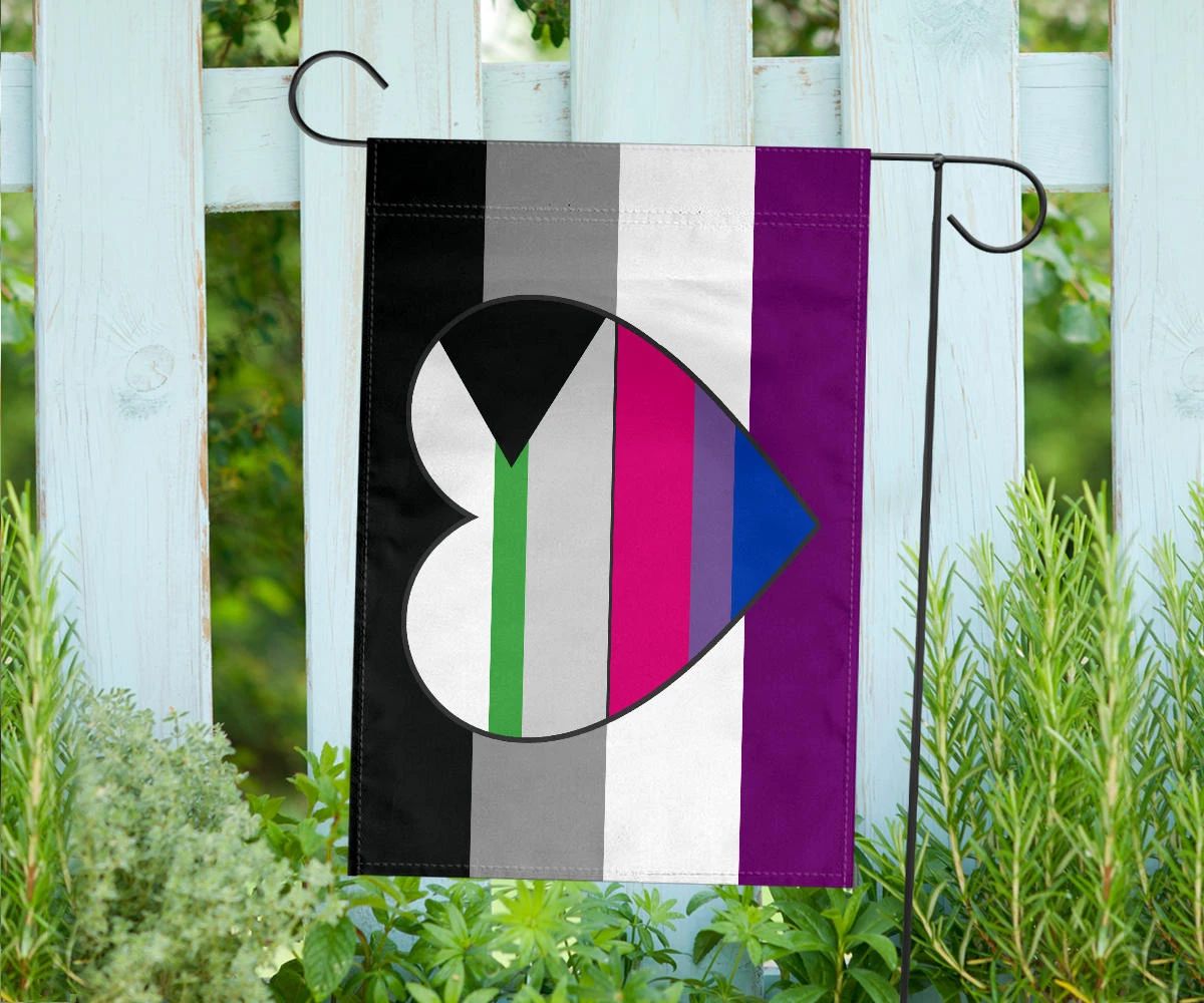 Asexual Flag Bi-Demiromantic International Asexuality Day Ace Flag LGBT Merch