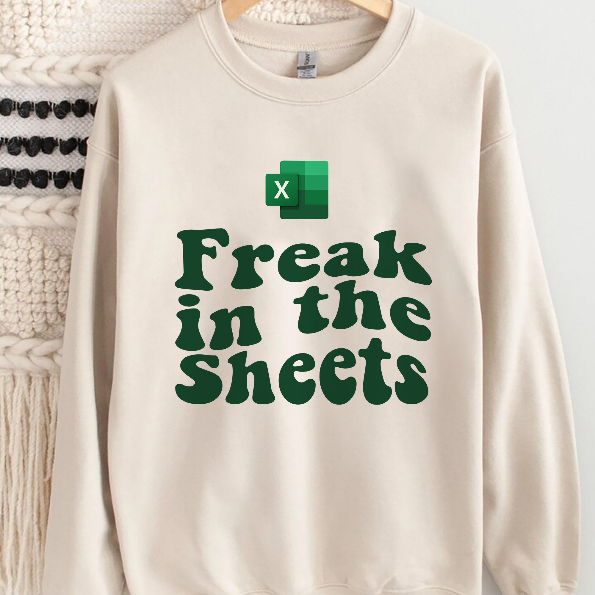 Freak In The Sheets Shirt, Funny Halloween Tee Shirt, Excel Shirt, Accountant Gift, Office Funny Freak In The Sheets Sweatshirt Hoodie