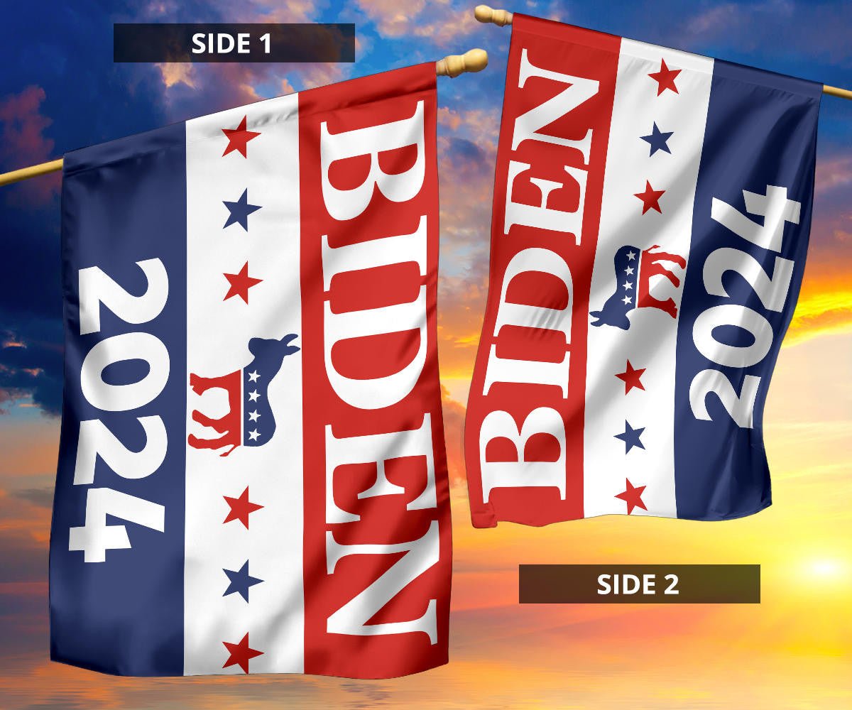 Biden 2024 Flag Support Biden Democrats Flag For Political Campaign