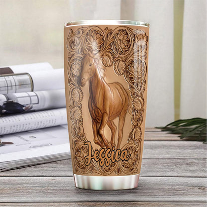 Personalized 20oz Horse Tumbler