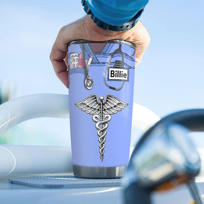 Personalized Nurse Tumbler Dont Give Up You Comfort The Sick Purple Tumbler