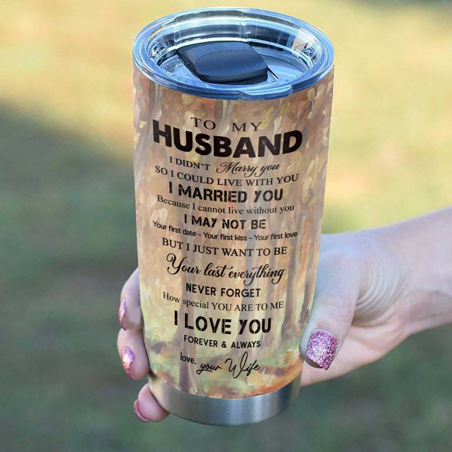 Personalized To My Trucker Husband Tumbler From Wife You And Me We Got This