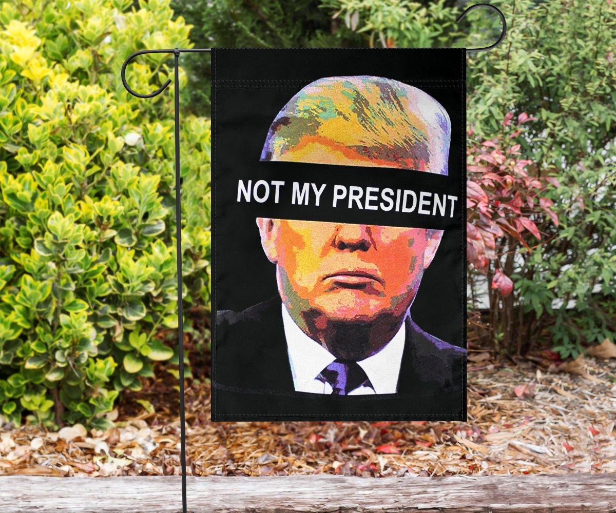 Trump Not My President Flag Trump Impeachment Anti Trump Flag Decor