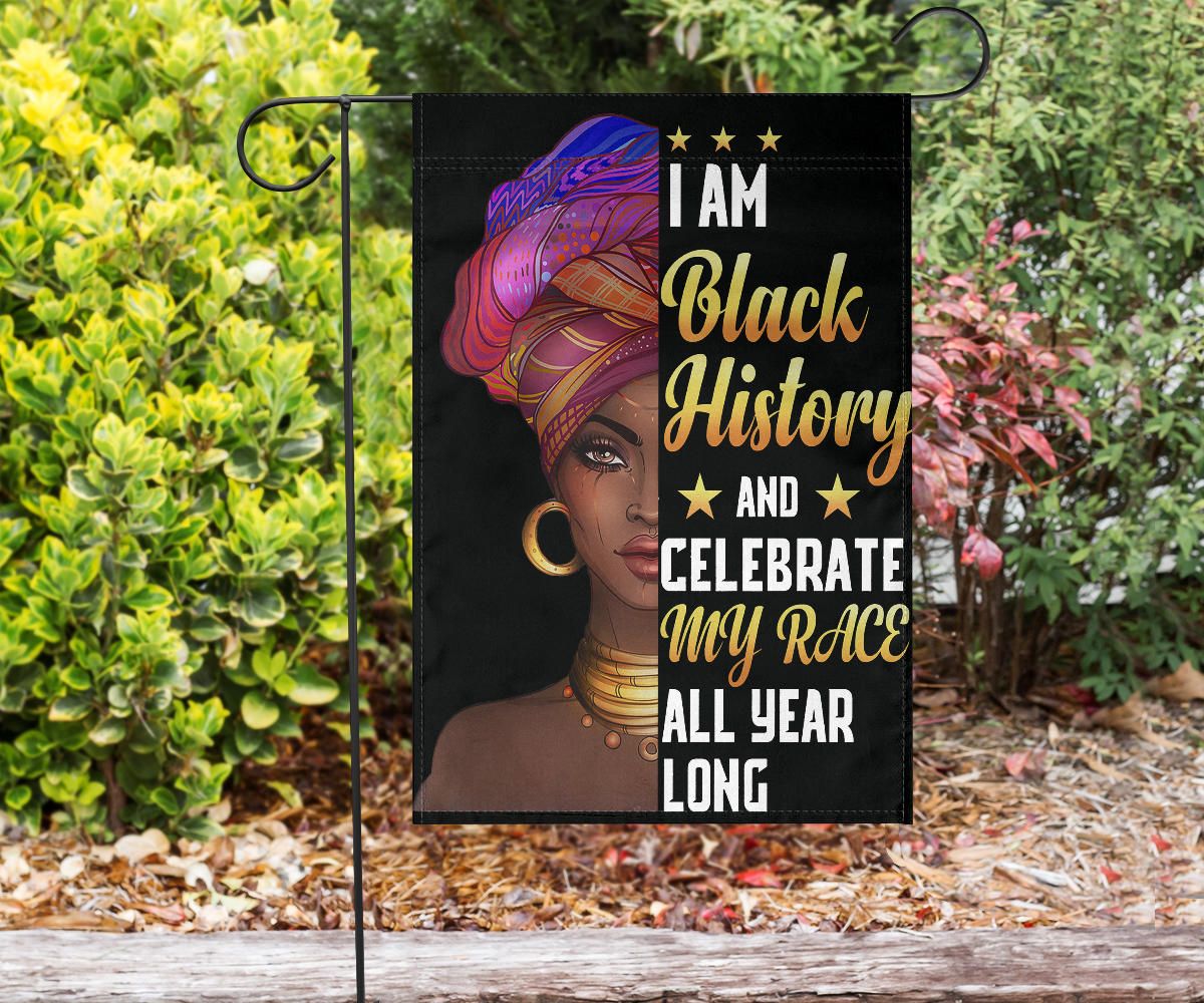 Black History Month Flag I Am Black History Women African American History Month Pride