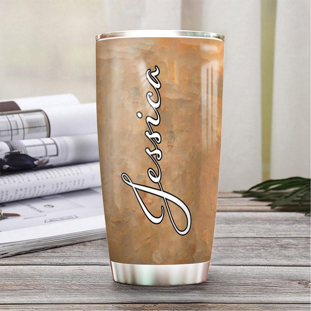 Personalized Horse Tumbler Horse With Girl Wood