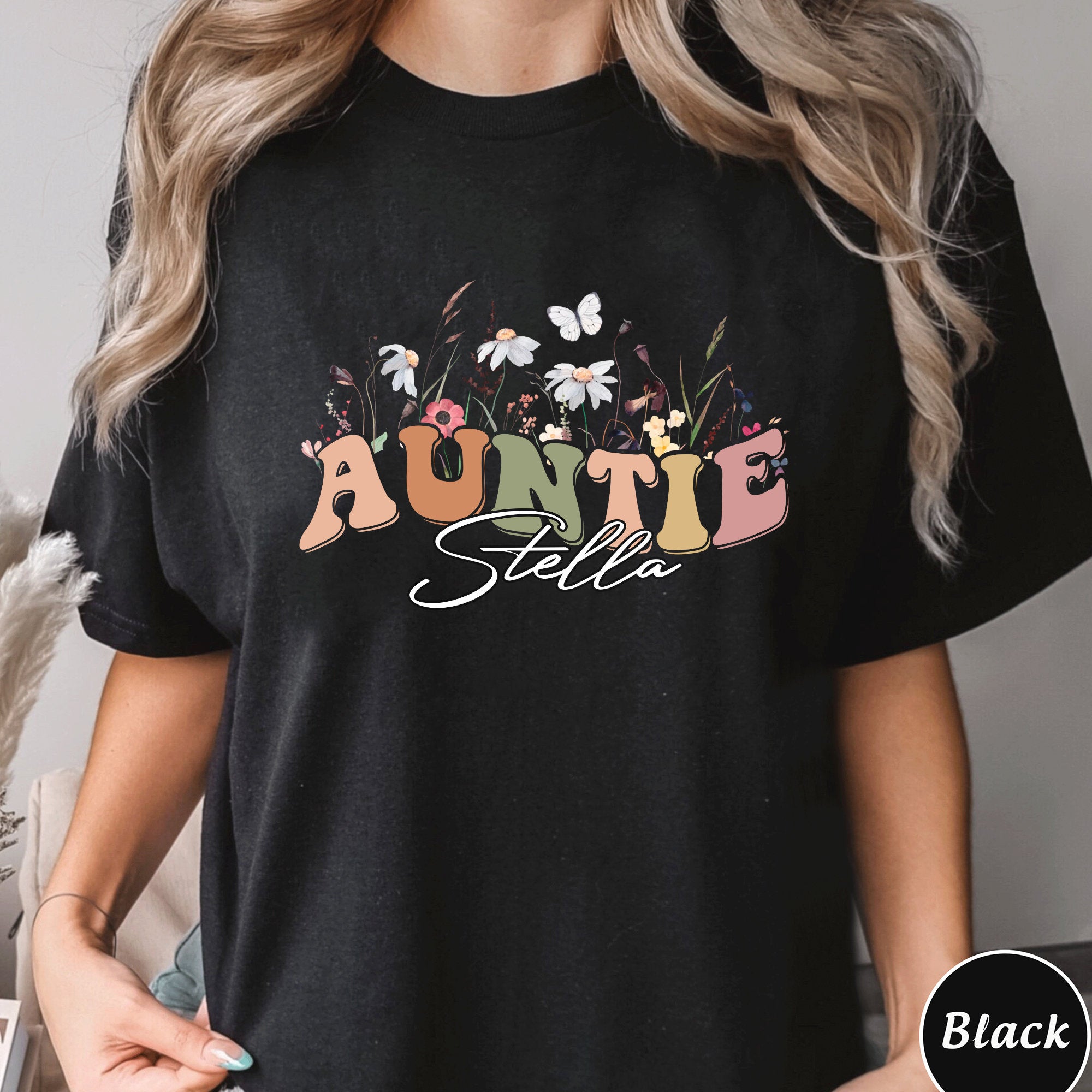 Custom Auntie Est Sweatshirt, Christmas Gift Auntie, Mother's Day Sweatshirt, Mother's Day Gift, Auntie Gifts , Aunt Gift, Aunt Shirt