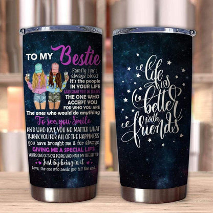 Matching Best Friend Tumblers To My Bestie Tumblers Life Is Better With Friends Tumbler