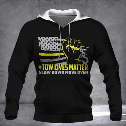 Thin Yellow Line Flag Tow Lives Matter Move Over Slow Down Flag For Indoor Outdoor Home Decor