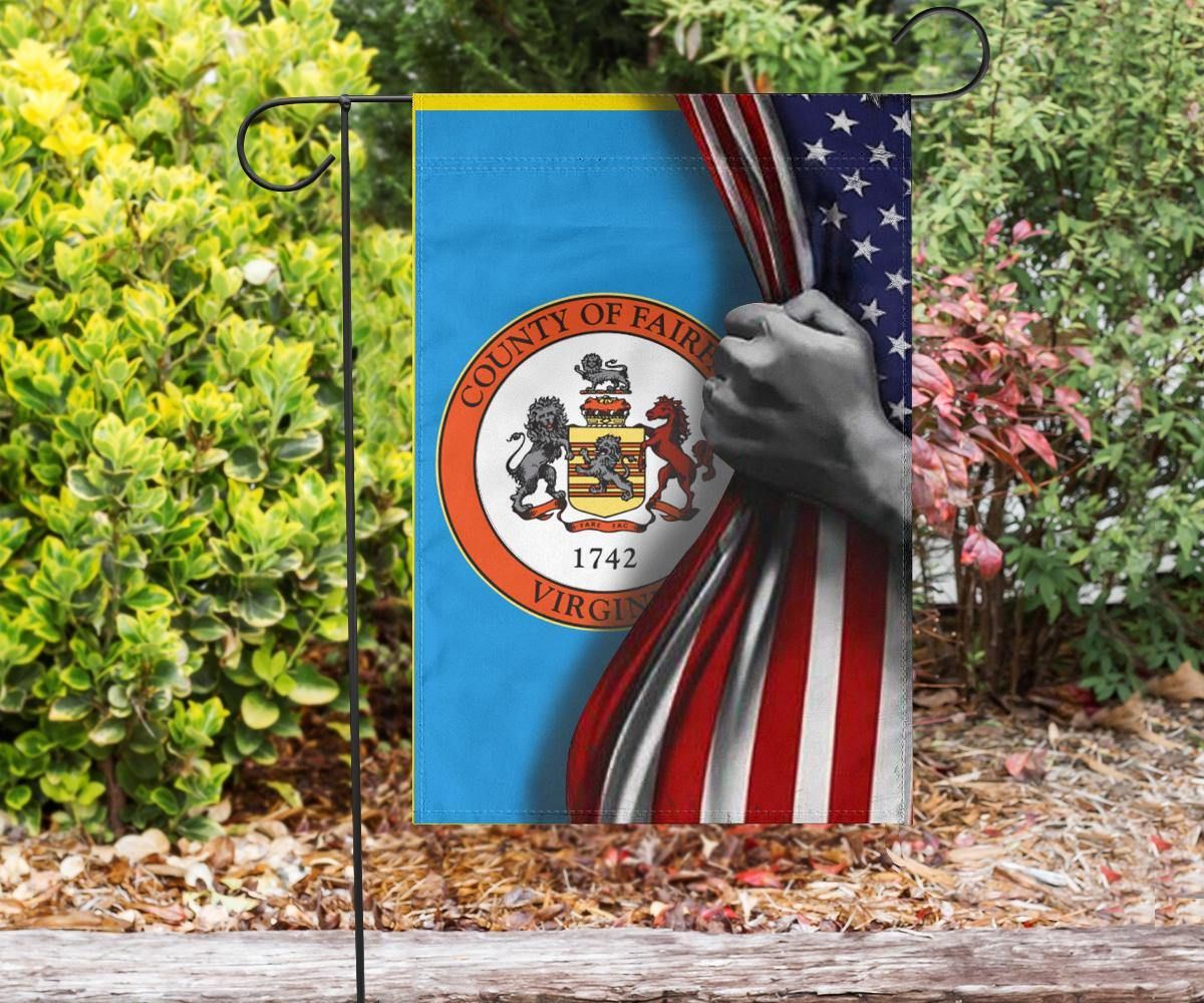 American Fairfax County Flag State Of Virginia Flag Lawn Decor