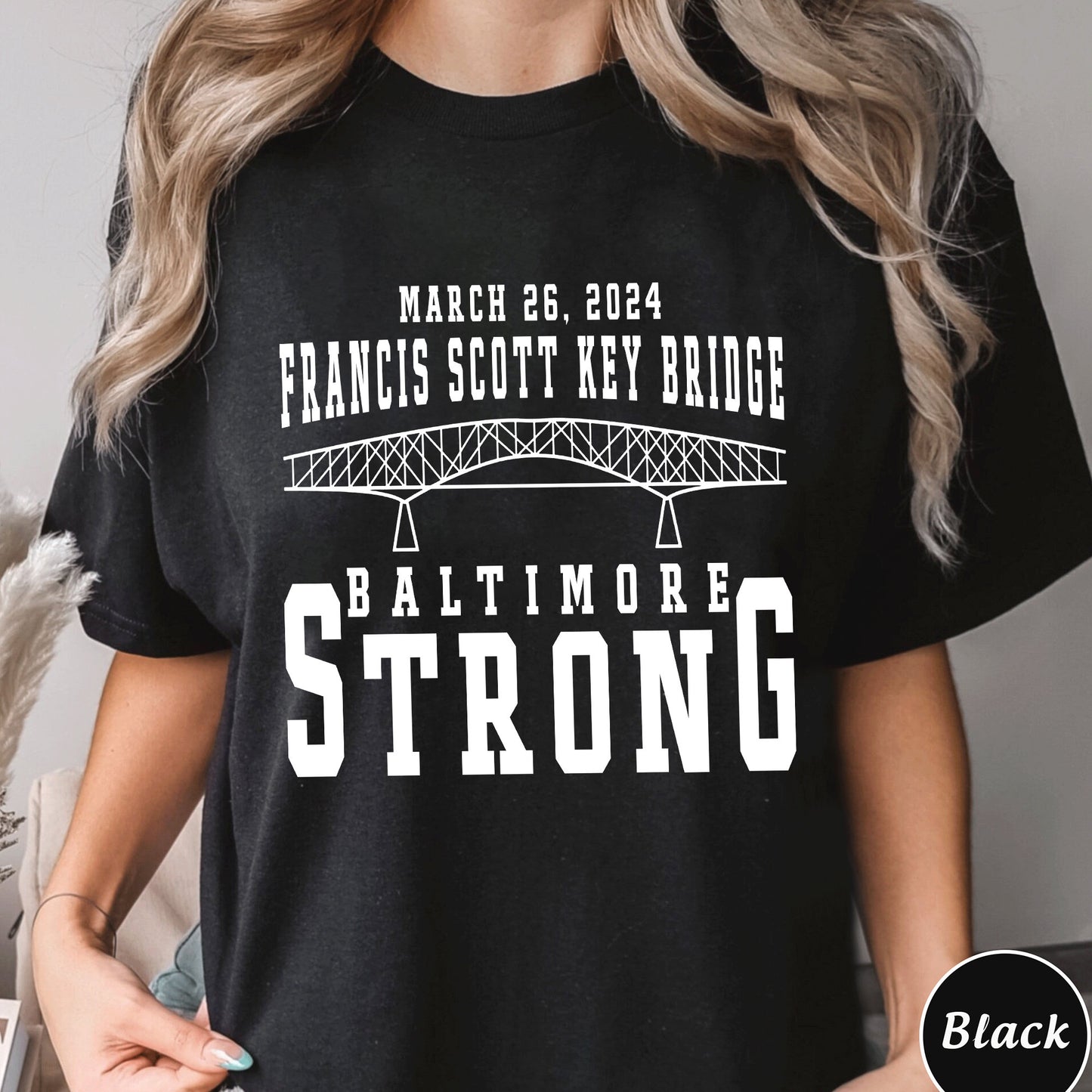 Francis Scott Key Bridge Collapse Shirt, Baltimore Strong Tee Shirt, Remembrance Patapsco River Baltimore Strong Sweatshirt Hoodie