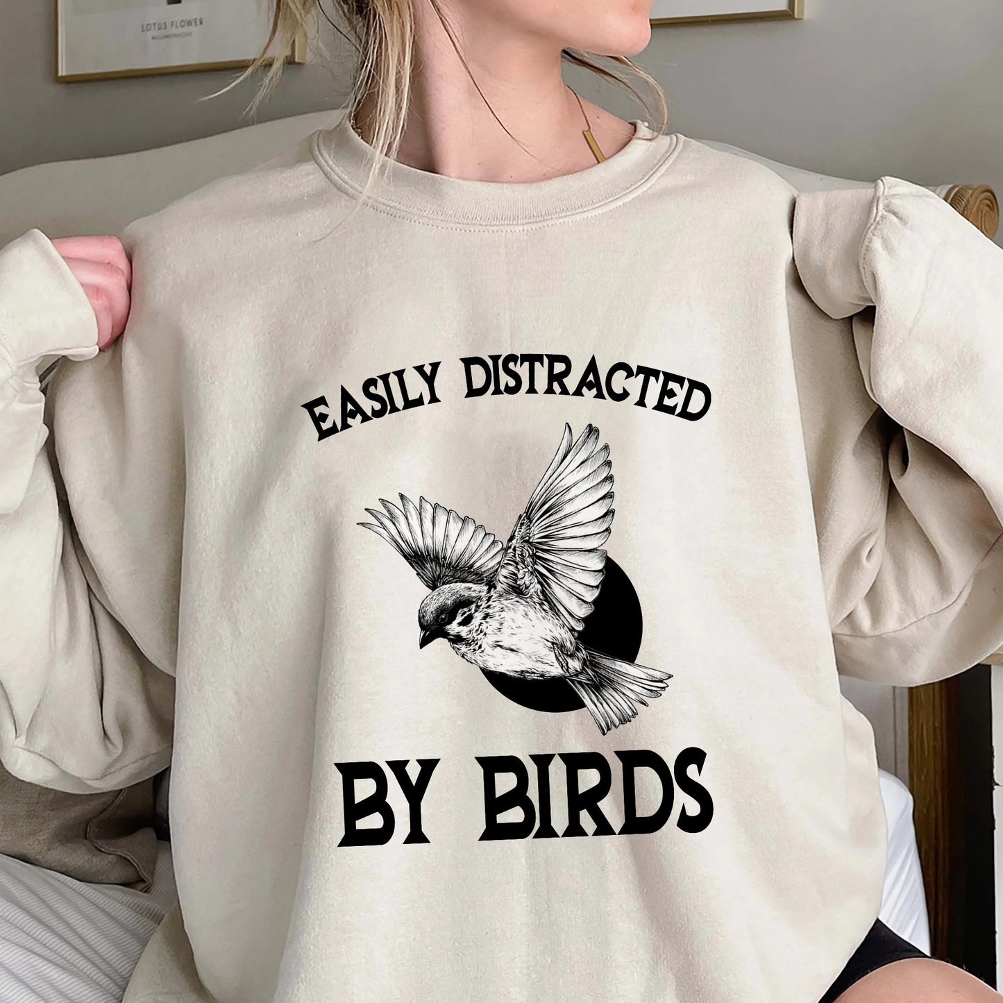 Easily Distracted By Birds Shirt, Trending Unisex Tee Shirt, Unique Shirt Gift,Funny Bird Watcher Shirt, Bird Nerd Hoodie, National Bird Day