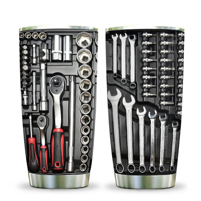 Mechanic Tools Box Stainless Steel Tumbler