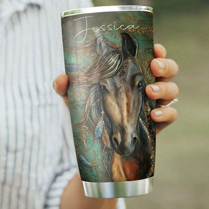 Personalized Horse Tumbler Gift For Her