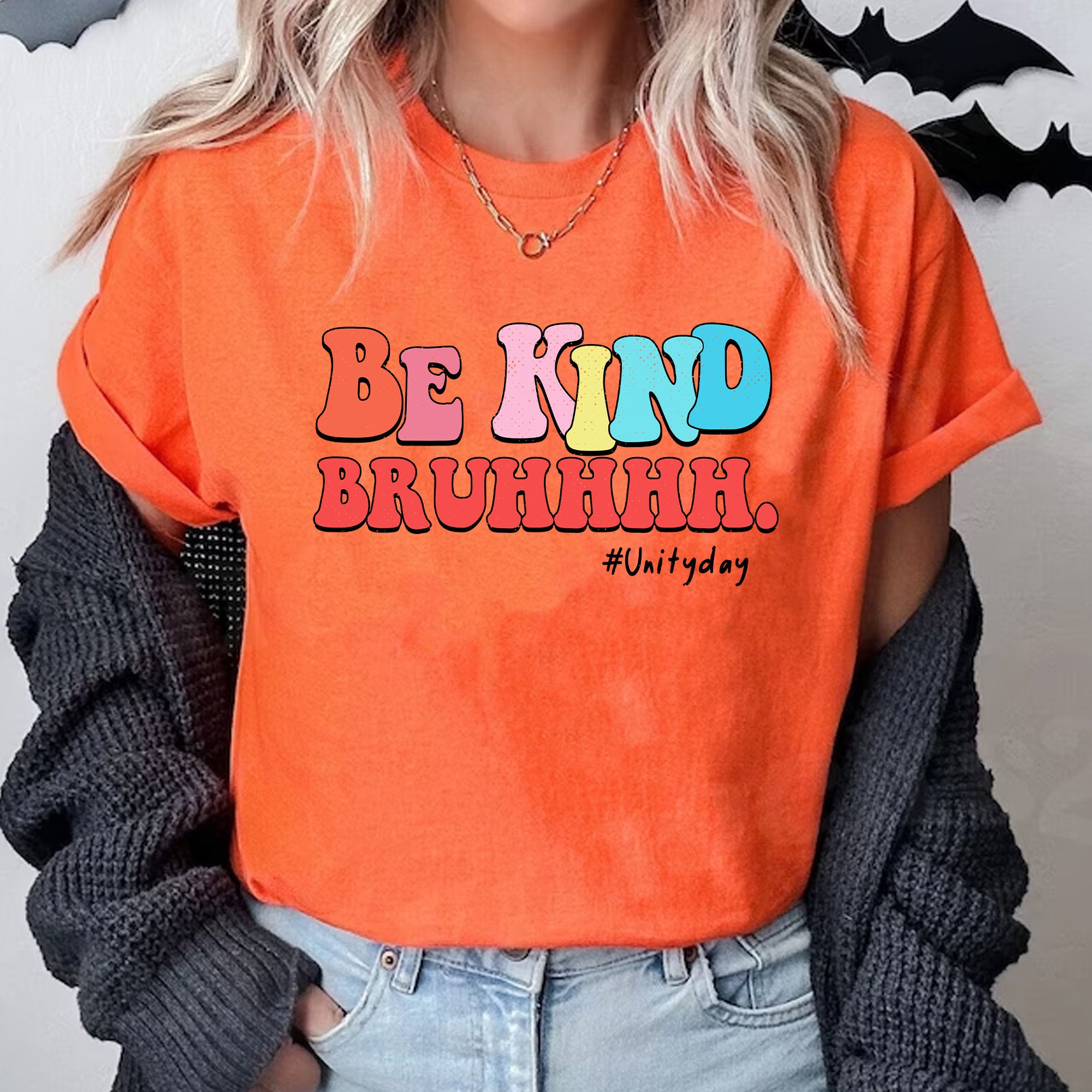 Stop Bullying Shirt, Be Kind Orange Tee, Bully Awareness Tee, Unity Day Shirt, Anti Bullying Shirt, Halloween Gift For Friend