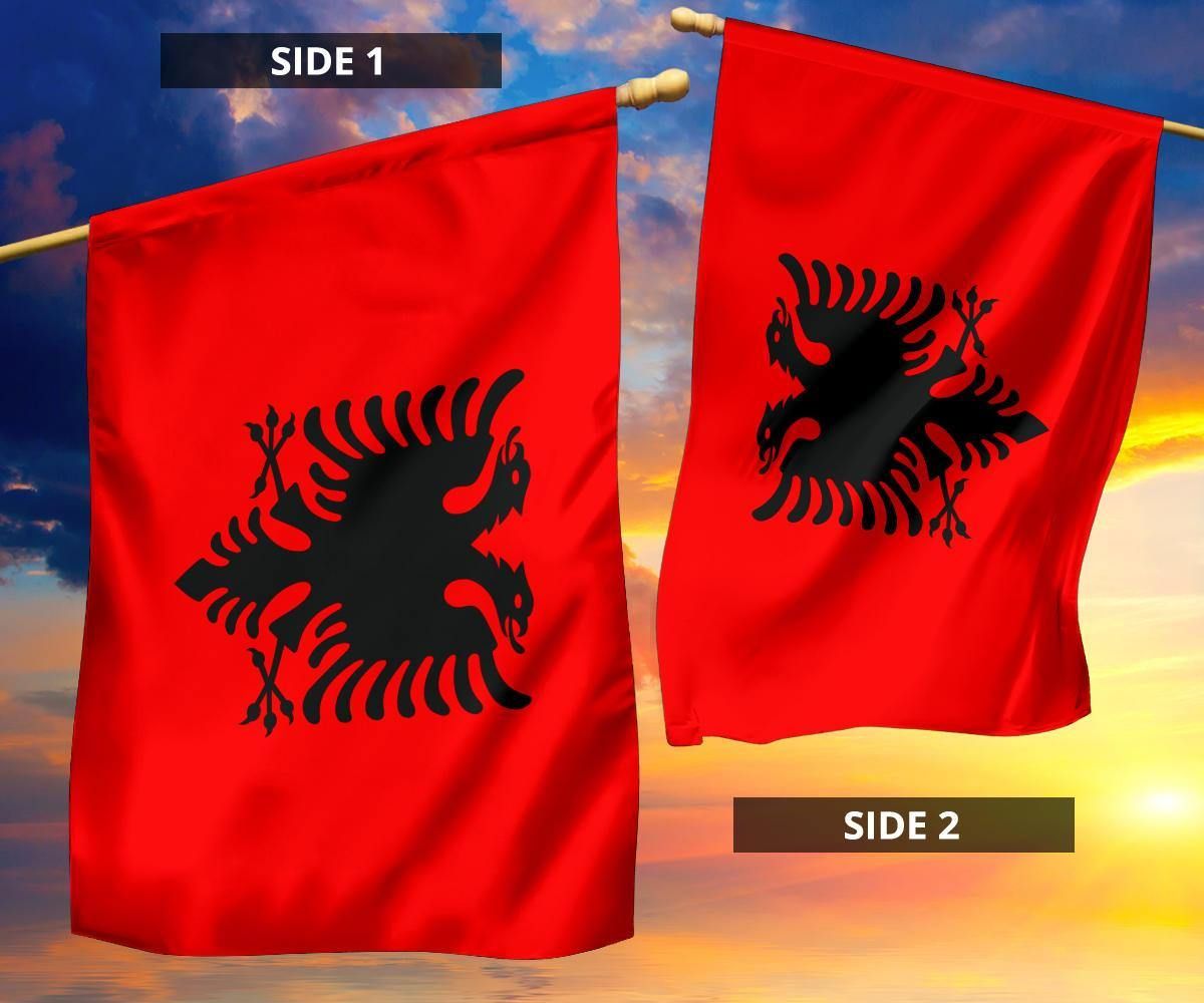 Albanian Flag National Flag Day Of Albanian Banner Hanging Indoor Outdoor