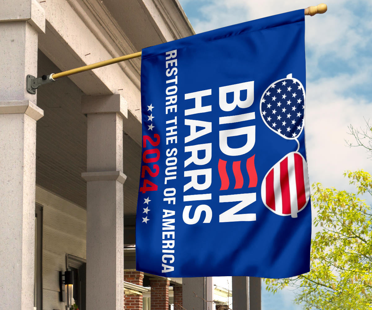 Biden Harris 2024 Restore the Soul of America Flag Democrats For Joe Biden 2024 Merch