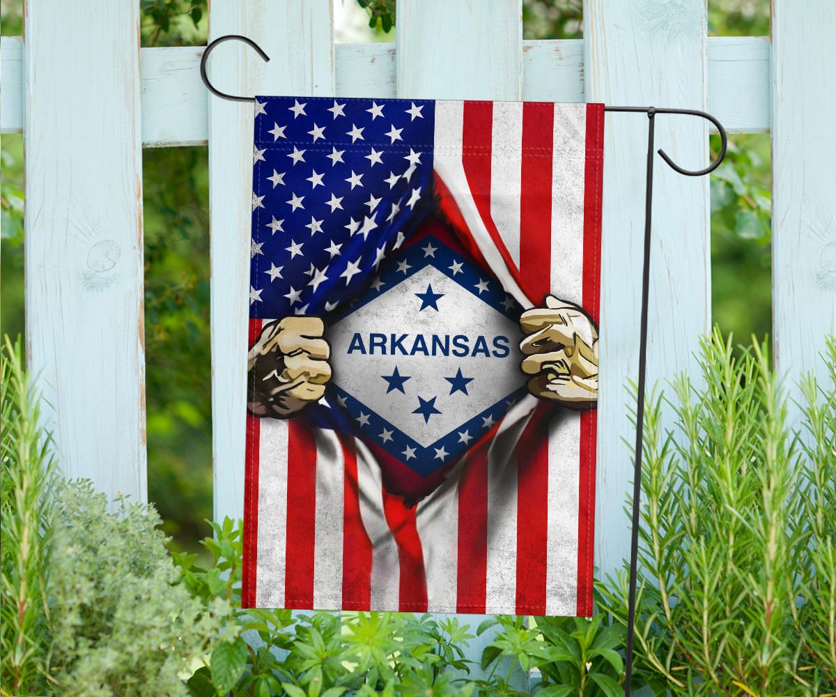 Arkansas American Flag Fourth Of July Flag Patriotic Gift