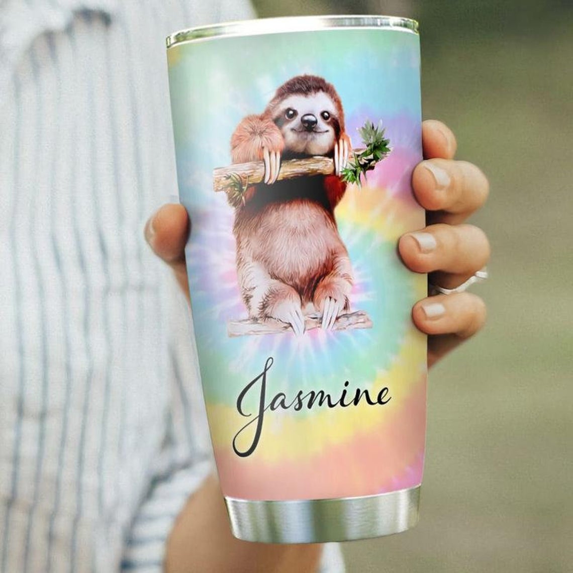 Personalized Funny Sloth Tumbler I'll Get Over It I Just Need To Be Dramatic First