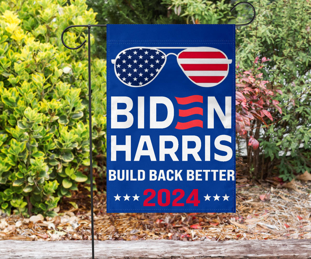 Biden Harris Build Back Better 2024 Flag Vote Biden For President 2024 Flag