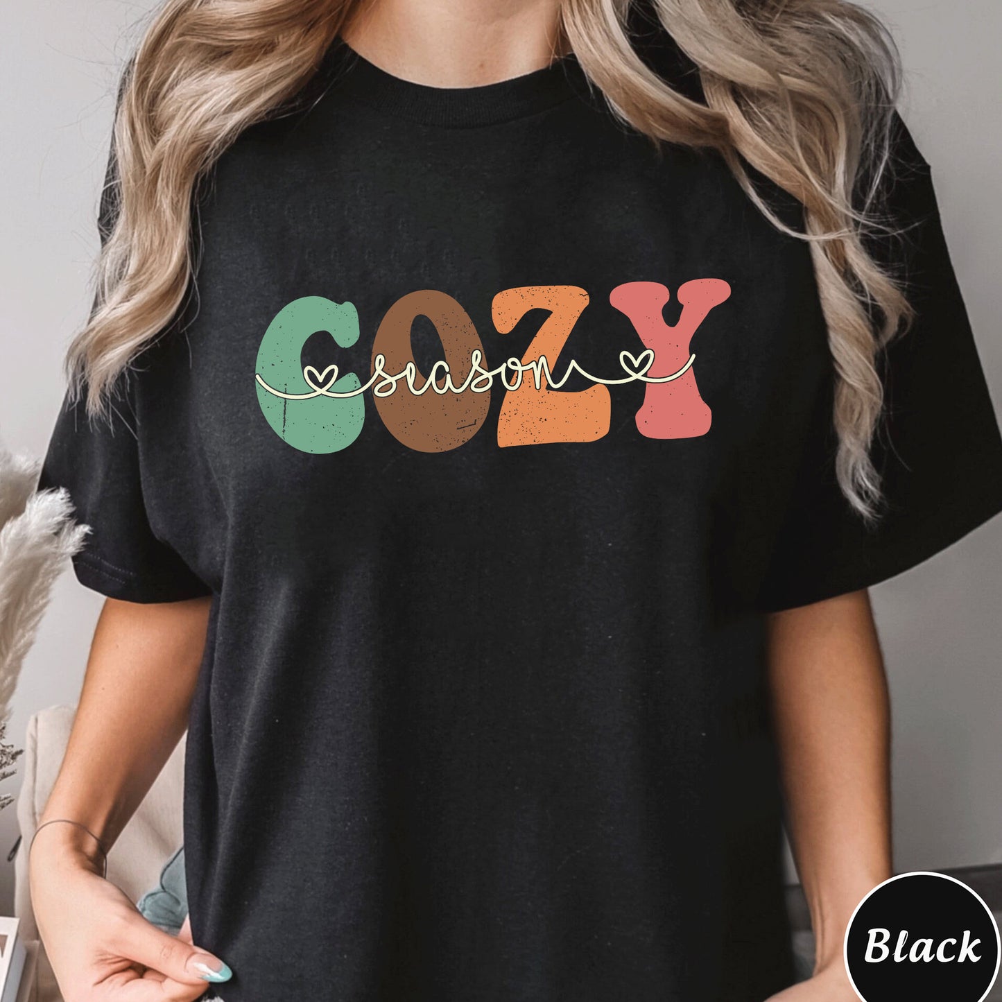 Cozy Season Sweatshirt, Trending Unisex Tee Shirt, Get Cozy Sweatshirt, Womens Fall Sweaters, Fall Graphic Tee, Women Fall Sweatshirt Hoodie