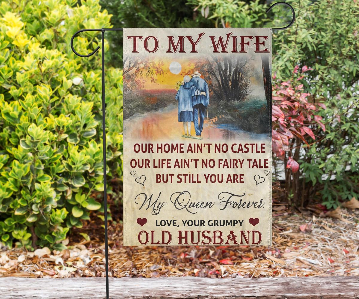 To My Wife Love Your Husband Flag Best Romantic Gift For Wife Online