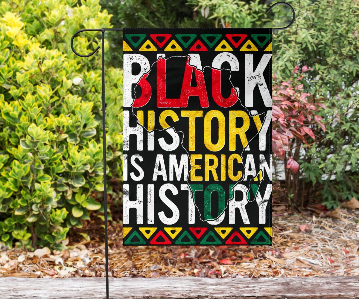 Black History Flag Black History Is American History African American Month 2024 House Decor