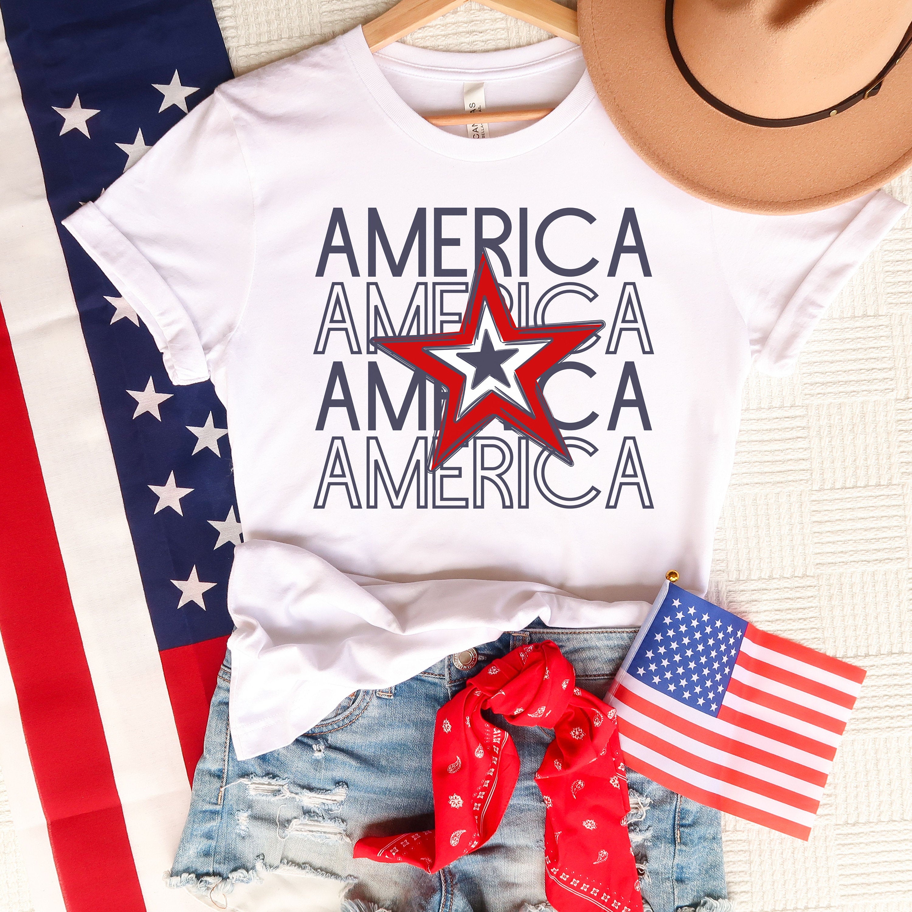 4th July Shirt Womens, America 4th of July Shirt