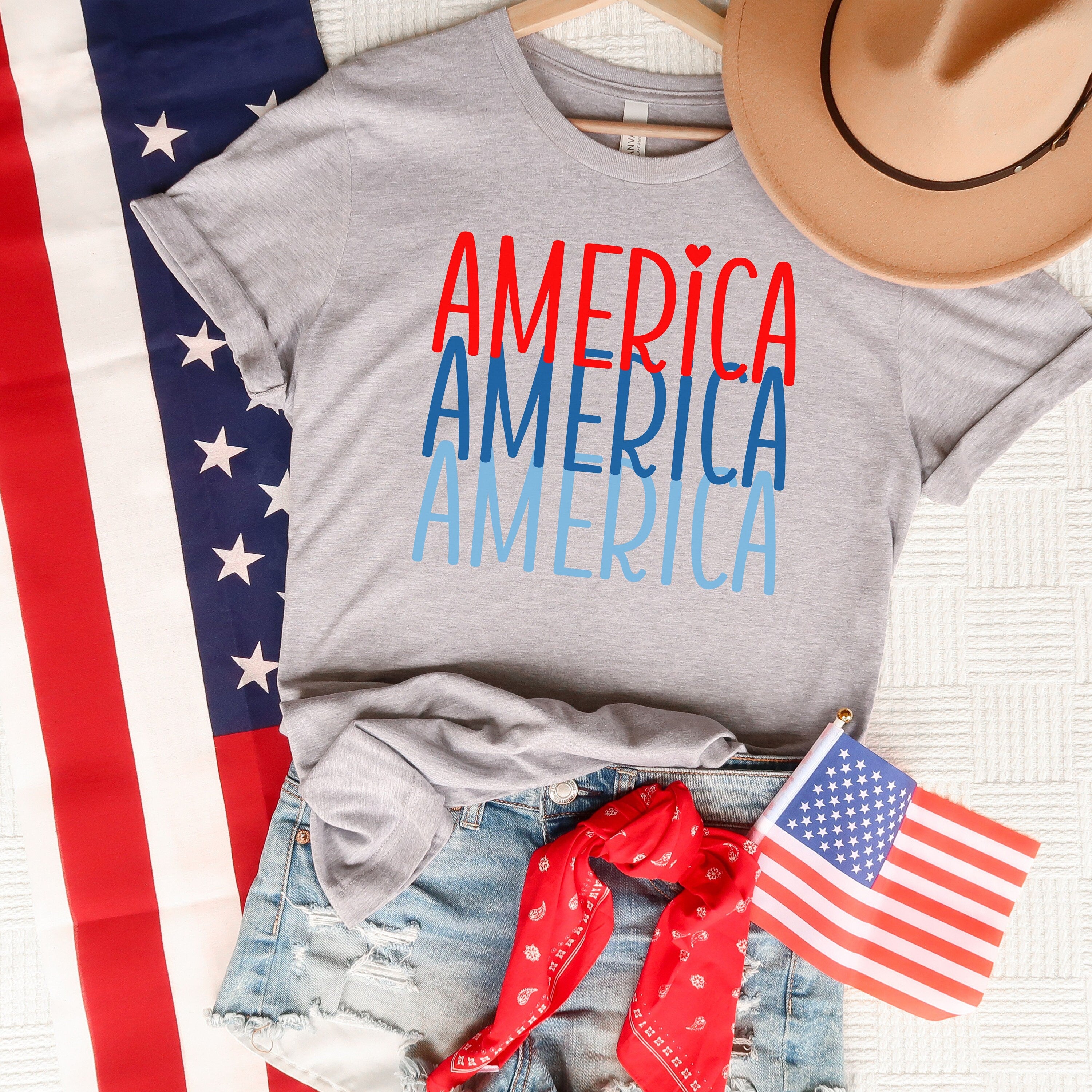 4th of July Women's Shirt, America Shirt