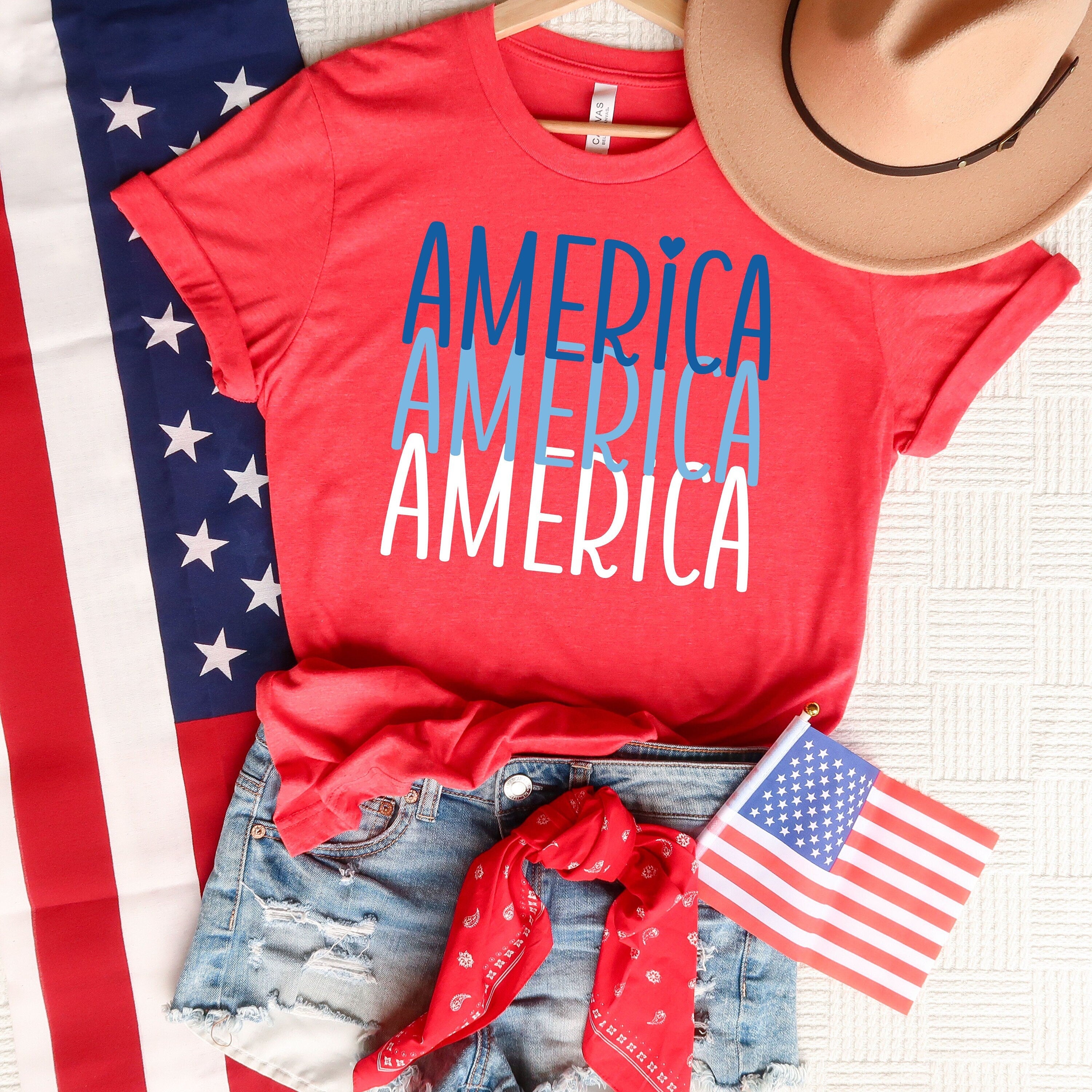 4th of July Women's Shirt, Patriotic Shirt, Independence day Shirt