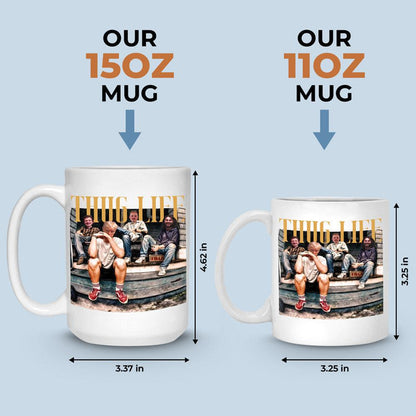 Trump Thug Life White Mug