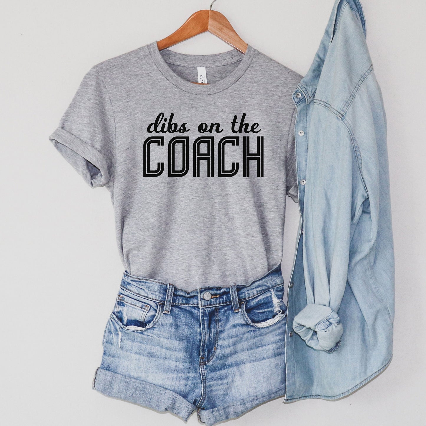 Dibs on The Coach Shirt, Coach's Wife Shirt, Coach's Girlfriend T Shirt, Proud Coach's Wife Shirt, Dibs on Coach Shirt