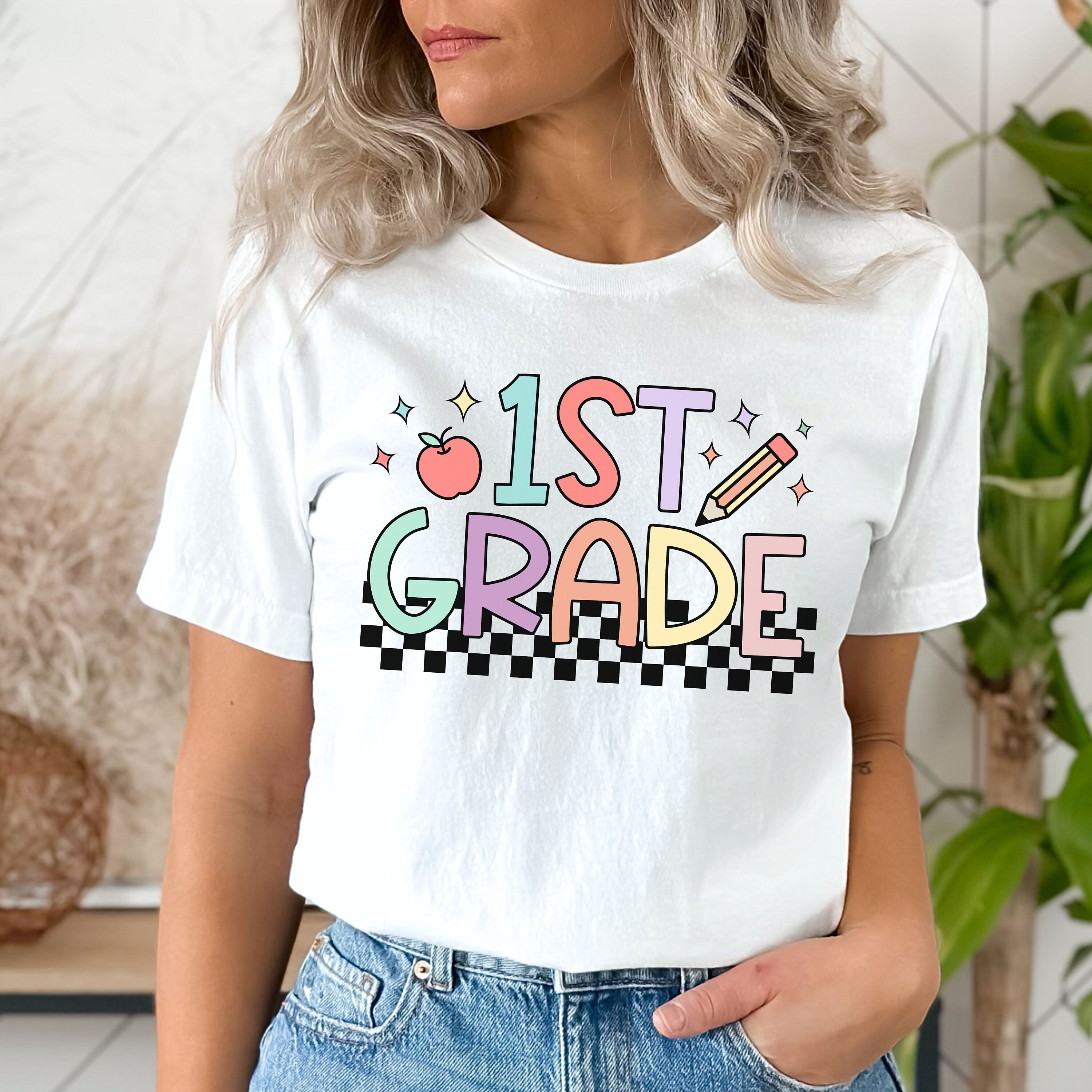 First Grade Team Teacher Shirt, 1st Grade Teacher Tee, Groovy Group Teacher Shirt, Back to School Shirt, 1st Grade Team, Grade Level Shirts