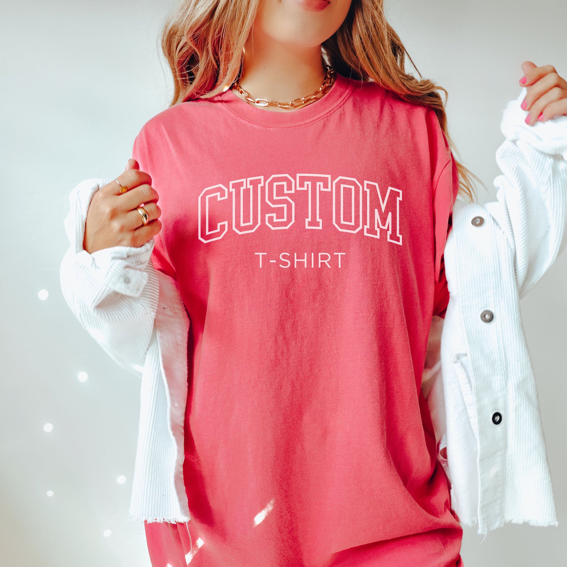 Custom Shirt, Comfort Colors Custom Tee, Comfort Colors, Custom Your Text, College Letters Custom Tshirt, Personalized Shirt