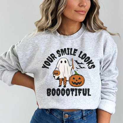 Pediatric Dentist Crewneck , Your Smile Looks Bootiful, Dental Assisant Tee, Spooky Dental Hygienist Sweater