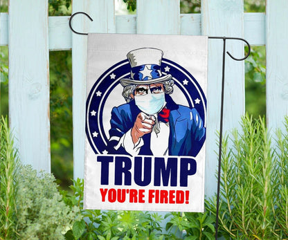 Trump You're Fired Flag Anti Trump Flag Funny Anti Trump Meme Merch Biden Won Trump Lost