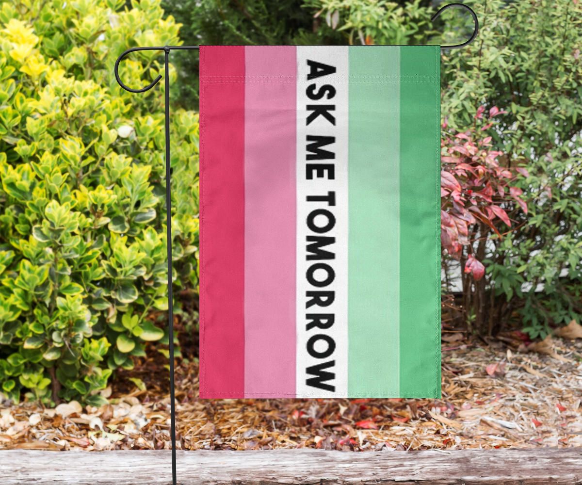 Arbosexual Flag Ask Me Tomorrow Arbosexual Pride Flag LGBT Merch