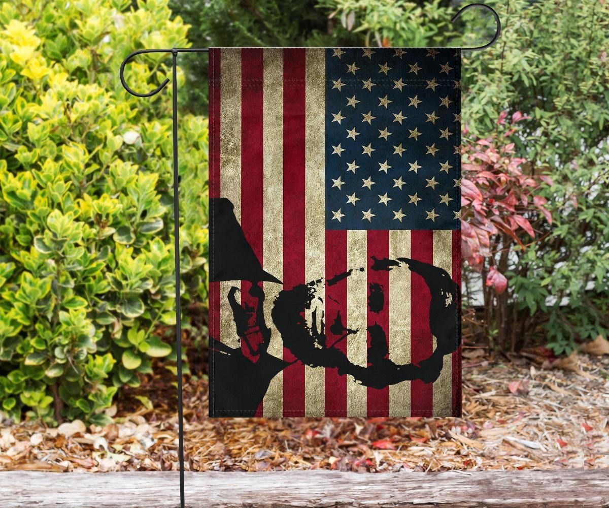 Abraham Lincoln Flag American Old Retro Flag For President Lincoln Day 2024