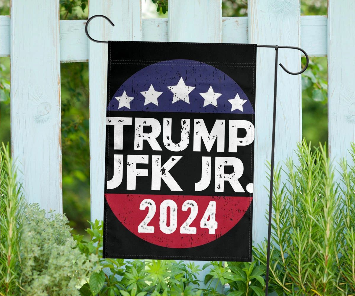 Trump 2024 Jfk Jr Flag American Flag Stars Decorative House Flags Patriot Gifts