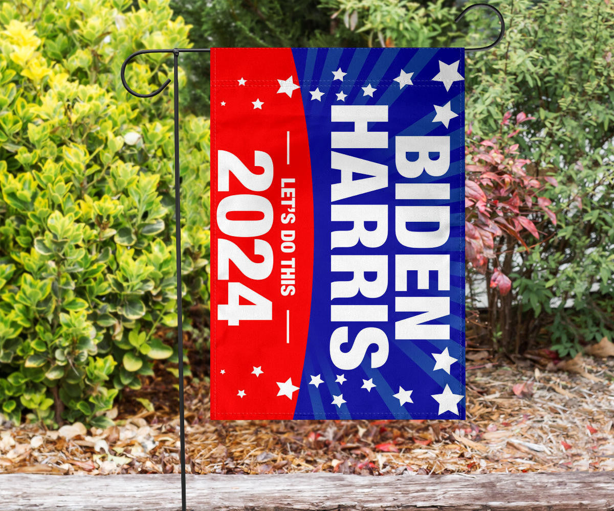 Biden Harris Let's Do This 2024 Flag Biden Harris Campaign Election 2024 Merchandise