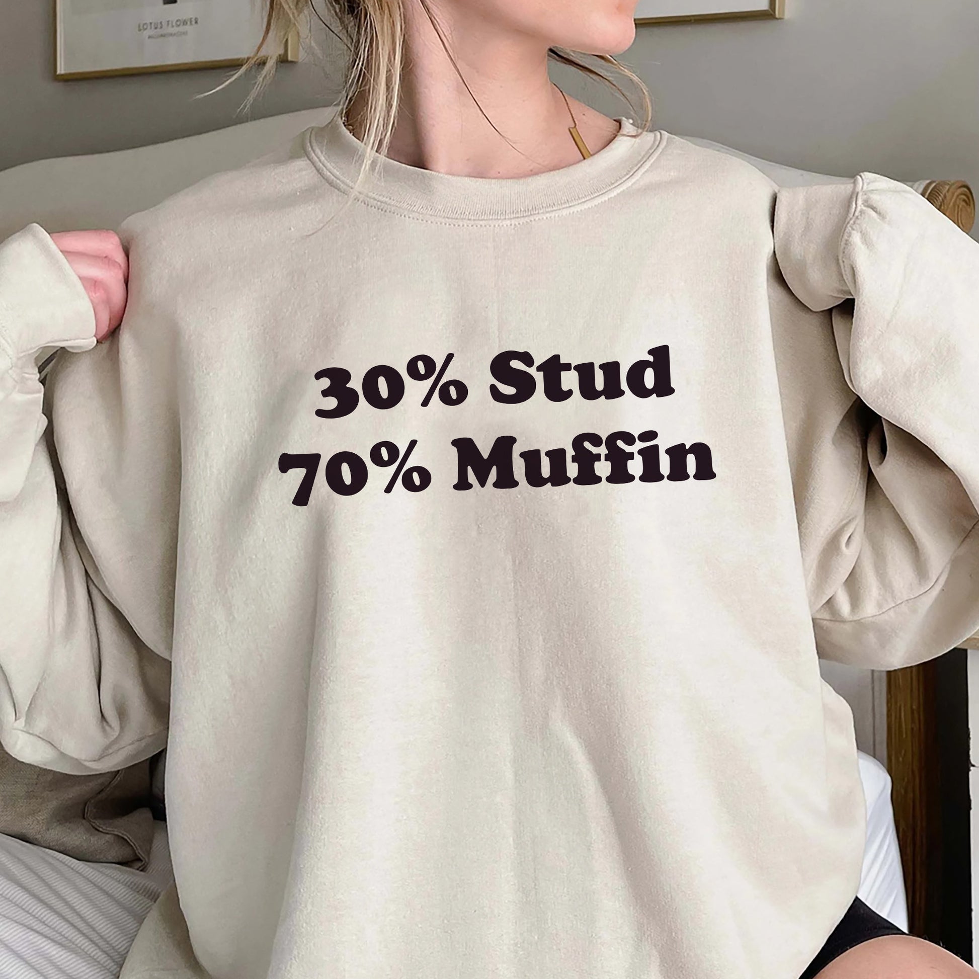 30 Stud 70 Muffin Shirt, Trending Unisex Shirt, 30 Stud 70 Muffin Sweatshirt Hoodie, Muffin Funny Fathers Day Shirt