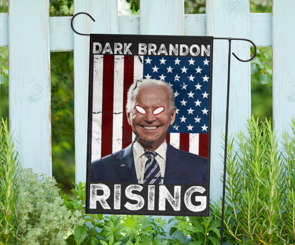 Biden Dark Brandon Rising Flag Funny Joe Biden 2024 Campaign Merchandise