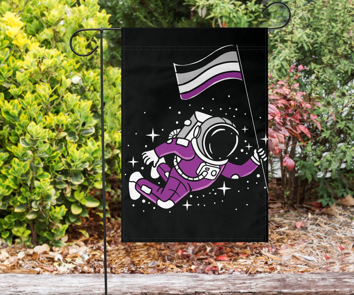 Astronaut Space Asexual Flag International Asexuality Day LGBT Merch Ace Flag