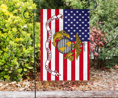 USMC Flag US Marine Corps American Flag Patriotic Marine Decor Indoor Outdoor