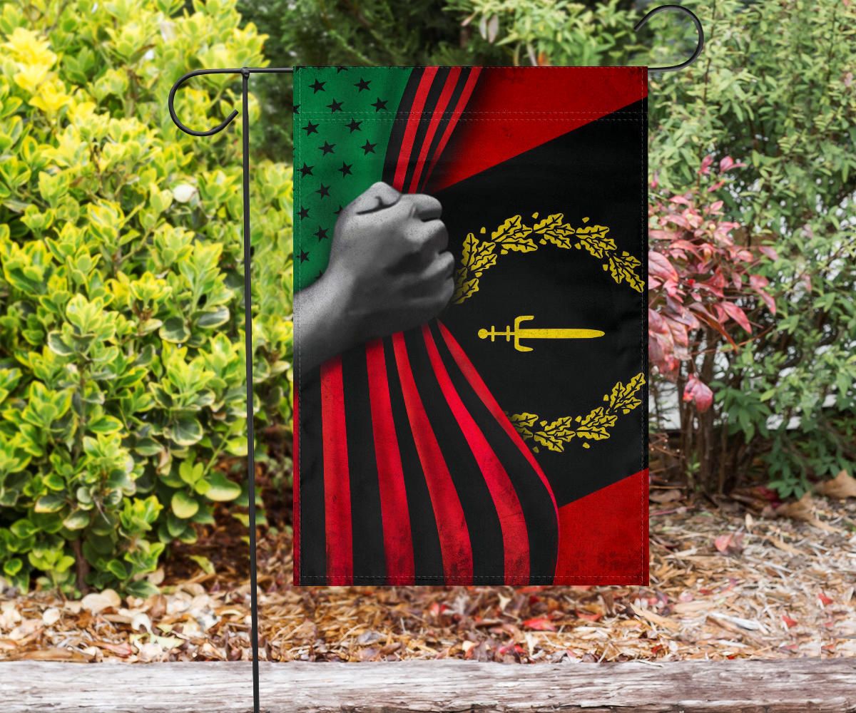 Black American Heritage Flag And Afro American Flag Black People African American History