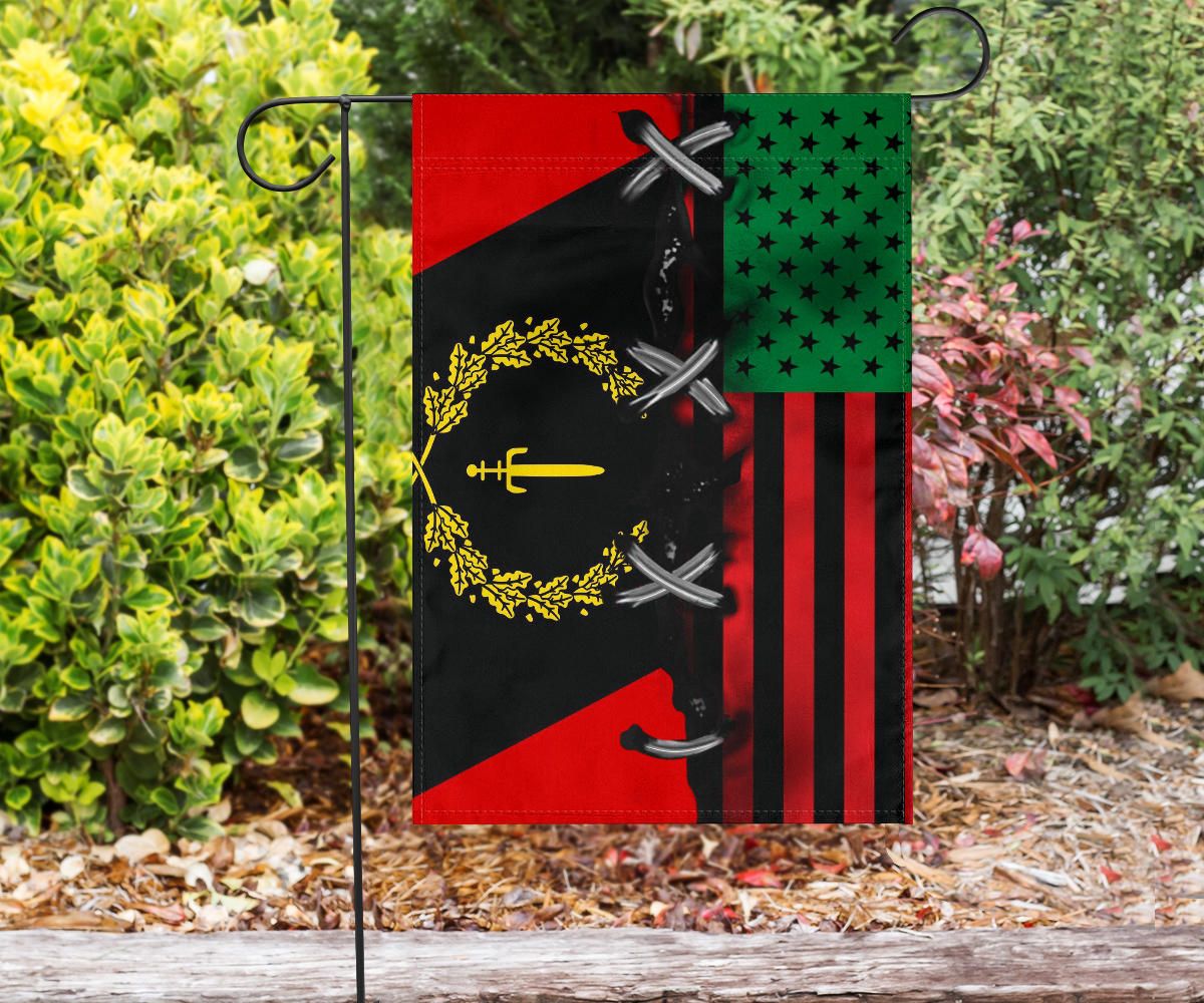 Black American Heritage Flag And African American Flag Honor Black People Liberation